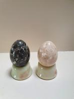 2 mooie sier eieren op houder, Ophalen of Verzenden, Zo goed als nieuw, Overige typen