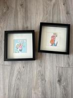 Set zwarte fotolijsten, Ophalen, Zo goed als nieuw, Hout, Minder dan 50 cm