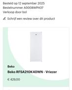 Vriezer - Beko > 2 jaar garantie, Witgoed en Apparatuur, Vriezers en Diepvrieskisten, Ophalen of Verzenden