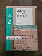 Statistiek om mee te werken - Arie Buijs, Boeken, Studieboeken en Cursussen, Ophalen of Verzenden, Zo goed als nieuw