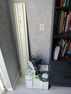 Festool invalzaag  met geleider., Invalzaag, Ophalen of Verzenden, Zo goed als nieuw, 30 tot 70 mm