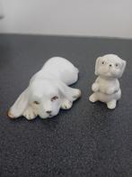 Set Porseleinen hond, handgeschilderd, Ophalen of Verzenden