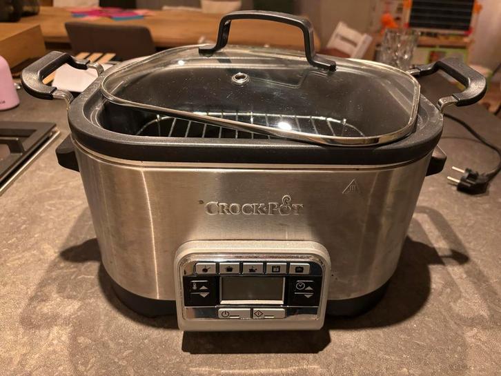 Crockpot CR024 Slowcooker, Witgoed en Apparatuur, Slowcookers, Zo goed als nieuw, Timer, Vaatwasmachinebestendig, Ophalen