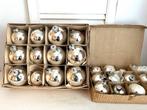 Vintage glas kerstballen zilver 24 stuks ALLEEN OPHALEN, Diversen, Kerst, Ophalen