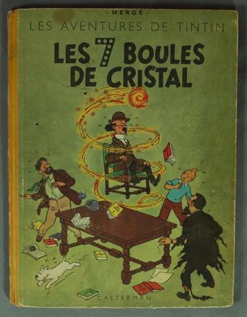 Kuifje – Les 7 Boules de Cristal 1e druk 1948 Casterman beschikbaar voor biedingen
