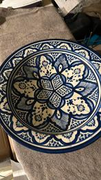 Marokkaanse schaal aardewerk, origineel!, Overige materialen, Overige typen, Ophalen of Verzenden, Zo goed als nieuw