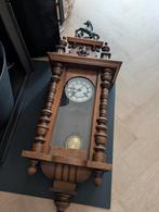 Antieke houten regulateur klok paard, Ophalen