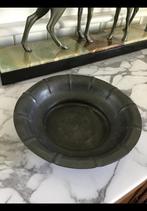 Oude tinnen schaal van Depoorter’s zuiver tin. Diameter 24,5, Antiek en Kunst, Antiek | Tin, Ophalen of Verzenden