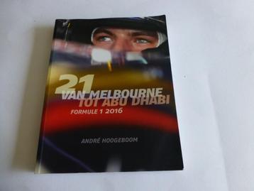  Boek Van Melbourne tot Abu Dhabi F1 2016 Max Verstappen beschikbaar voor biedingen