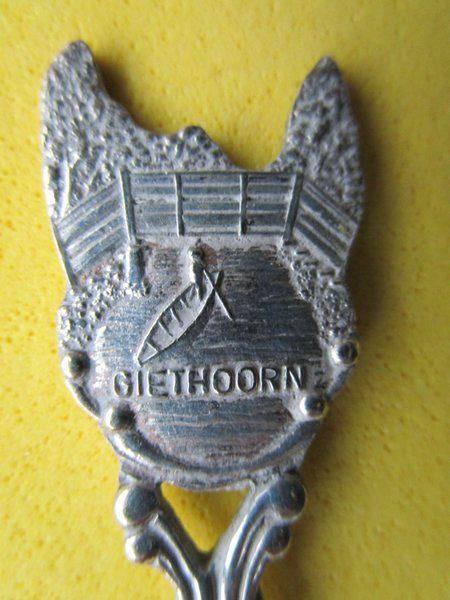 (A1776) Giethoorn punter, Verzamelen, Porselein, Kristal en Bestek, Gebruikt, Bestek, Overige materialen, Ophalen of Verzenden