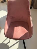 Roze Velvet Stoel, Ophalen, Gebruikt, Modern, Vier