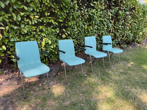 Padano eetkamer of vergader stoel 6x, Huis en Inrichting, Stoelen, Gebruikt, Stof, Overige kleuren, Ophalen