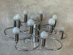 Vintage Sputnik plafondlamp lamp chroom 1970s 80s wandlamp, Ophalen, Gebruikt, -, -