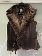 Yaya Leren Bodywarmer, Bruin, Maat 46/48 (XL) of groter, Ophalen of Verzenden, Zo goed als nieuw