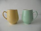 2x Regout bolle buik bekers pastel, Ophalen