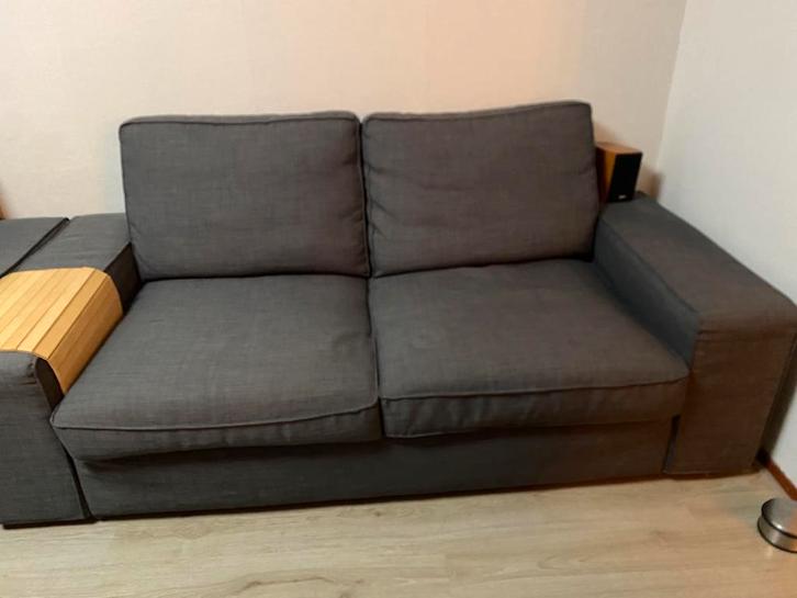 Ikea Kivik bankstel, Huis en Inrichting, Banken | Bankstellen, Gebruikt, Rechte bank, Tweepersoons, 150 tot 200 cm, 75 tot 100 cm