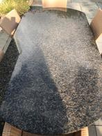 Granieten zware tafel., Tuin en Terras, Tuintafels, Ophalen, Zo goed als nieuw, Vierkant, Overige materialen