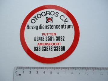 sticker oud OTOGROS Bovag Putten Amersfoort auto garage beschikbaar voor biedingen