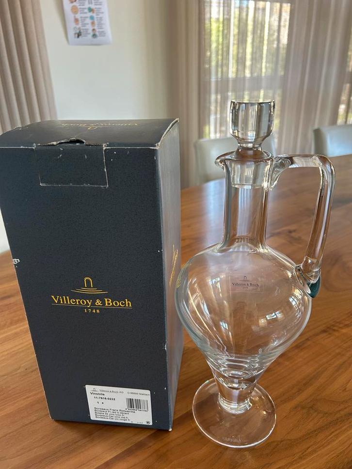 Wijnkaraaf – nieuw in de doos Villeroy en Boch, Verzamelen, Glas en Borrelglaasjes, Zo goed als nieuw, Overige typen, Ophalen