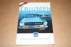 Triumph Restoration, Accessories & Tuning Catalogue, Auto diversen, Handleidingen en Instructieboekjes, Ophalen of Verzenden
