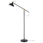 IKEA Ranarp Stalamp Zwart/Goud, Ophalen, Zo goed als nieuw, Metaal, 150 tot 200 cm