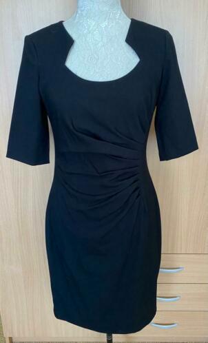 Episode jurk maat 36, Kleding | Dames, Jurken, Zo goed als nieuw, Maat 36 (S), Zwart, Boven de knie, Ophalen of Verzenden