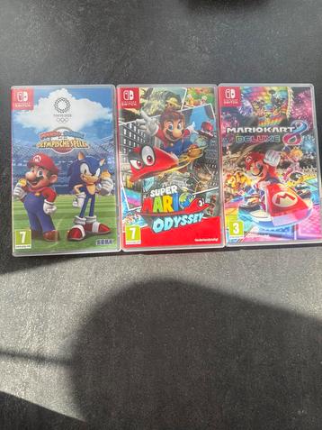 Nintendo Switch Games - Mario & Sonic, Odyssey, Mario Kart beschikbaar voor biedingen