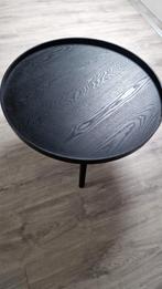 Woood bijzettafel, Huis en Inrichting, Tafels | Bijzettafels, Ophalen, Zo goed als nieuw, Rond, Minder dan 55 cm
