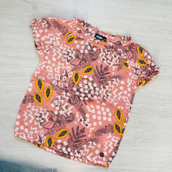 Als NIEUW! Prachtige Like Flo bouse/shirt maat 140 roze, Kinderen en Baby's, Kinderkleding | Maat 140, Zo goed als nieuw, Meisje