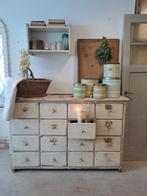 Oude apothekerskast brocante ladekast, Ophalen, Gebruikt, 100 tot 150 cm, 5 laden of meer