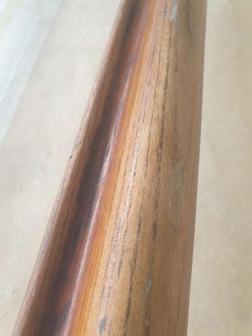 Antieke vintage trapleuning 1886, L 356cm, handgreep 5,5x5,5, Doe-het-zelf en Verbouw, Ladders en Trappen, Nieuw, Ophalen of Verzenden