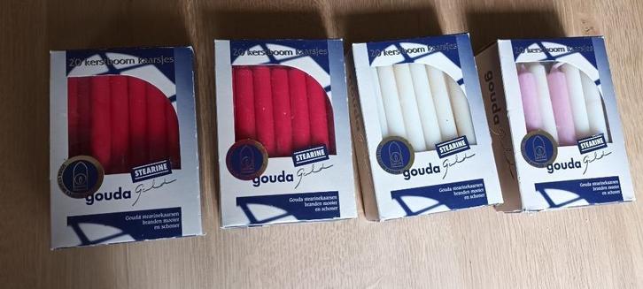 4 doosjes échte ouderwetse KERSTBOOMKAARSJES. Gouda Gold!, Diversen, Kerst, Nieuw, Ophalen of Verzenden