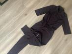 Espressobruin travelstof jumpsuit M LaDress, Kleding | Dames, Jumpsuits, Maat 38/40 (M), Bruin, Verzenden, Zo goed als nieuw