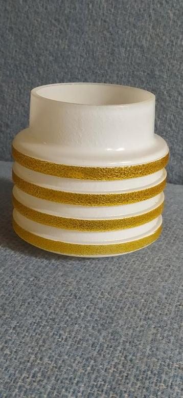 Space age 1970's glazen lampenkap Pokrok Zilina 12x12cm beschikbaar voor biedingen