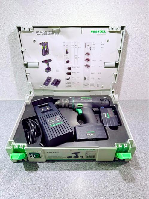 Festool TDD 9,6 Plus Accuschroevendraaier, Doe-het-zelf en Verbouw, Gereedschap | Boormachines, Zo goed als nieuw, Boor- en Schroefmachine