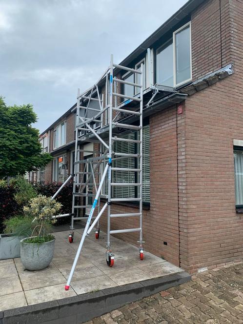 Te huur rolsteiger 6,2m Poortugaal, Doe-het-zelf en Verbouw, Steigers, Zo goed als nieuw, Rolsteiger of Kamersteiger, 5 meter of hoger