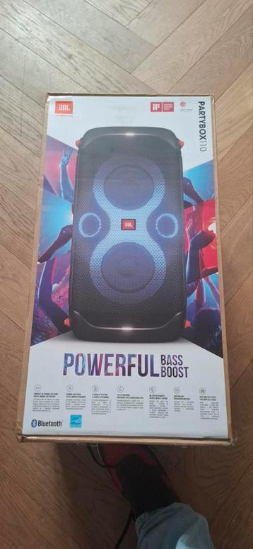 JBL Partybox 110 - Nieuw in doos! beschikbaar voor biedingen