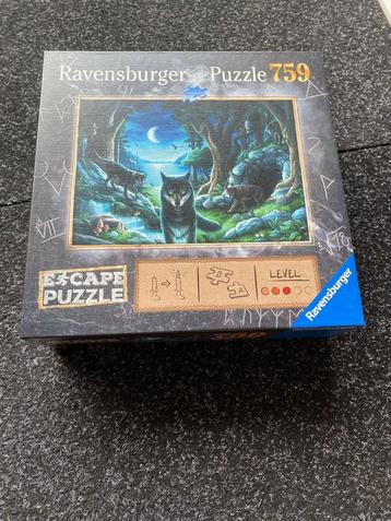 Te koop: Ravensburger Escape puzzel WOLF beschikbaar voor biedingen
