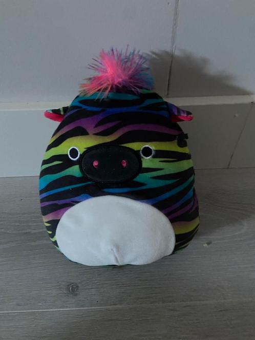 Squishmallow zebra 19cm, Kinderen en Baby's, Speelgoed | Knuffels en Pluche, Zo goed als nieuw, Overige typen, Ophalen of Verzenden