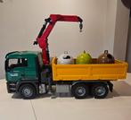 Bruder Kraanwagen met Flessencontainers - Zo goed als nieuw, Kinderen en Baby's, Speelgoed | Speelgoedvoertuigen, Ophalen