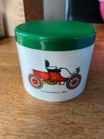 Plastic potje met afbeelding Oldsmobile 1904, Verzamelen, Blikken, Ophalen of Verzenden, Gebruikt, Overige