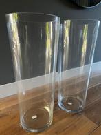 glazen vazen, Huis en Inrichting, Woonaccessoires | Vazen, Ophalen, Overige kleuren, 50 tot 75 cm, Glas