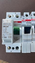 ABB HAF installatie automatenen aardlekschakelaar, Ophalen of Verzenden, Zo goed als nieuw, Overige typen