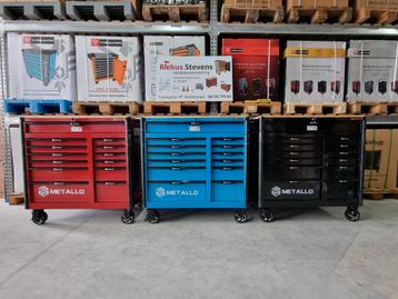 metallo gereedschapwagen in 3 kleuren vol gereedschap  beschikbaar voor biedingen