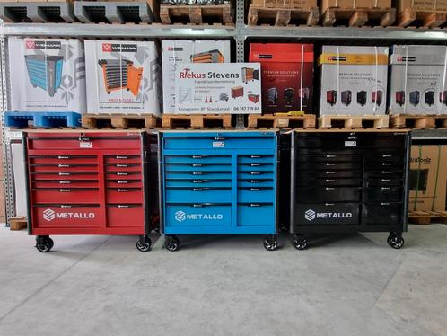 metallo gereedschapwagen in 3 kleuren vol gereedschap, Doe-het-zelf en Verbouw, Gereedschapskisten, Nieuw, Ophalen of Verzenden