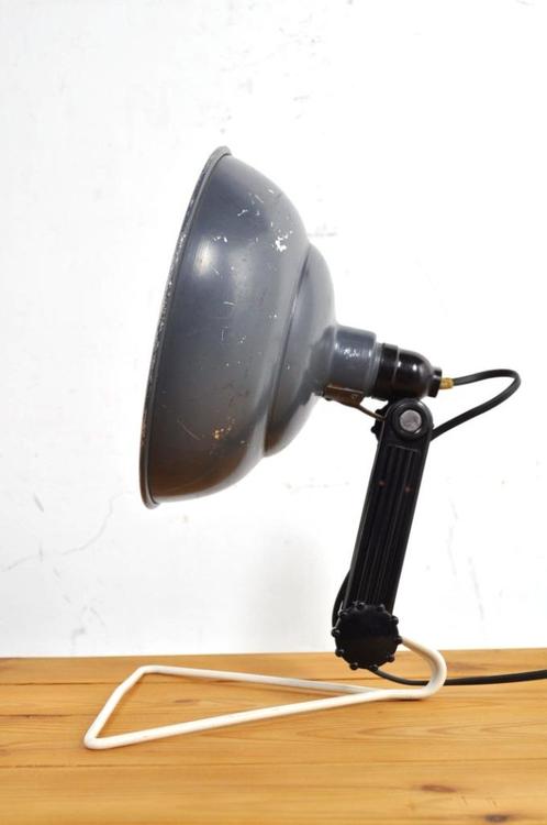 Vintage tafellamp fotolamp studiospot industriële spot, Huis en Inrichting, Lampen | Tafellampen, Gebruikt, Ophalen of Verzenden