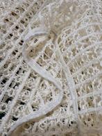 vitrage vintage creme vierkantjes lood rand, Huis en Inrichting, Ophalen of Verzenden, 'T Olde Gre-j, Info@toldegrej.nl, Endepoelstraat 20f Didam