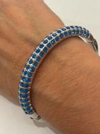 Armband Astrelle met kobaltblauwe Swarovski bewerkt, Ophalen of Verzenden, Nieuw, Blauw