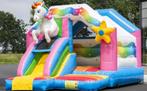 Springkussen Unicorn (gratis levering Emmen en omgeving!), Hobby en Vrije tijd, Feestartikelen | Verhuur, Verzenden, Zo goed als nieuw