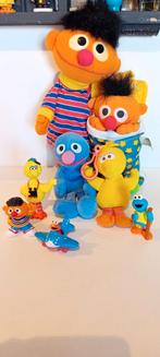 Sesamstraat figuren en handpop, knuffels, Ophalen of Verzenden, Gebruikt